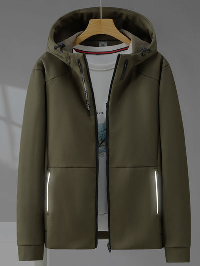 Miller - Veste Softshell pour homme - Veste d'extérieur coupe-vent, déperlante et respirante