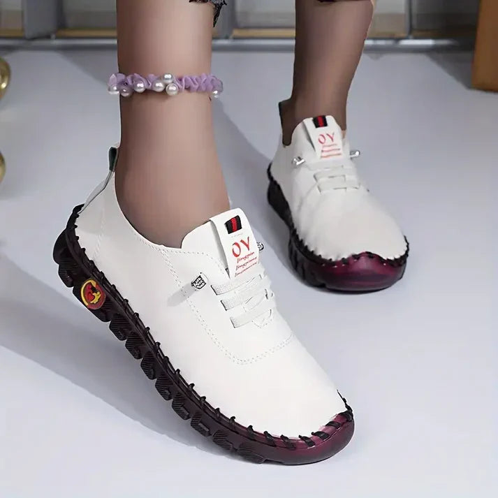 LARA | SNEAKERS DÉCONTRACTÉES SOLIDES POUR FEMME