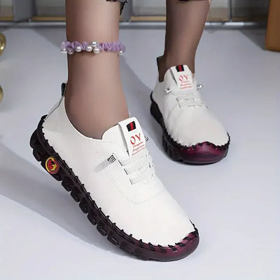LARA | SNEAKERS DÉCONTRACTÉES SOLIDES POUR FEMME