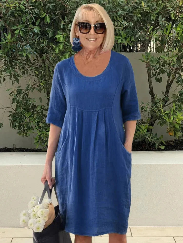 Violette | Robe d'été élégante avec poches