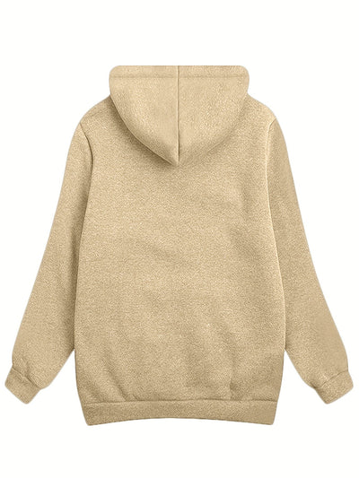 Goldie - Sweat à capuche noir doublé polaire