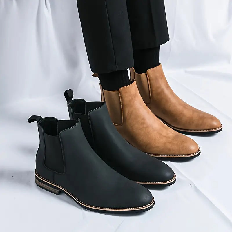 Nabil  - Bottes Chelsea confortables pour hommes - Mocassins décontractés pour un usage quotidien
