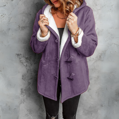 Allie - Manteau stylé doublé de fourrure