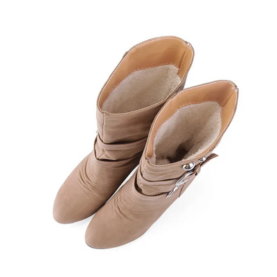Eva - Bottes hautes avec orteil rond