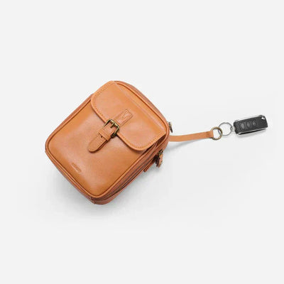 Vrai | Sac à Bandoulière pour Femmes avec Compartiments Multi-Couches et Texture Lisse