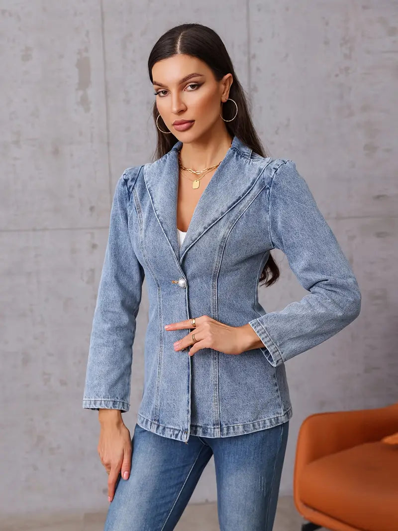 Albina - Veste en jean élégante pour femme