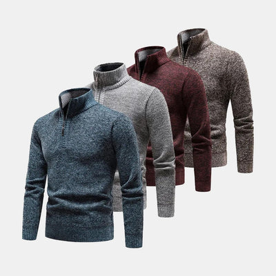 Paxson- Pull décontracté avec fermeture éclair pour hommes