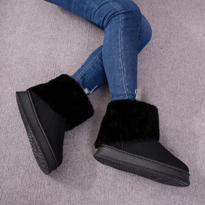 Fleur - Bottes d'hiver doublées élégantes et chaudes