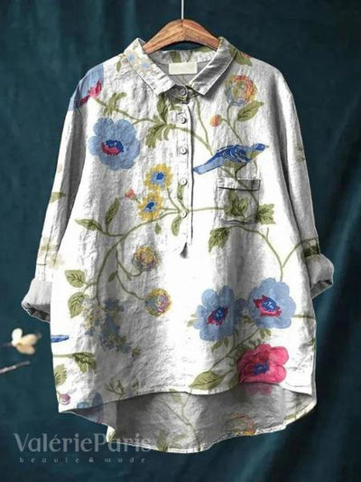 Renee - Blouse florale élégante