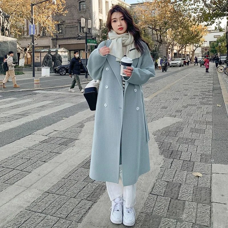 Alison - Manteau d'hiver en laine lâche