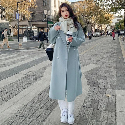 Alison - Manteau d'hiver en laine lâche