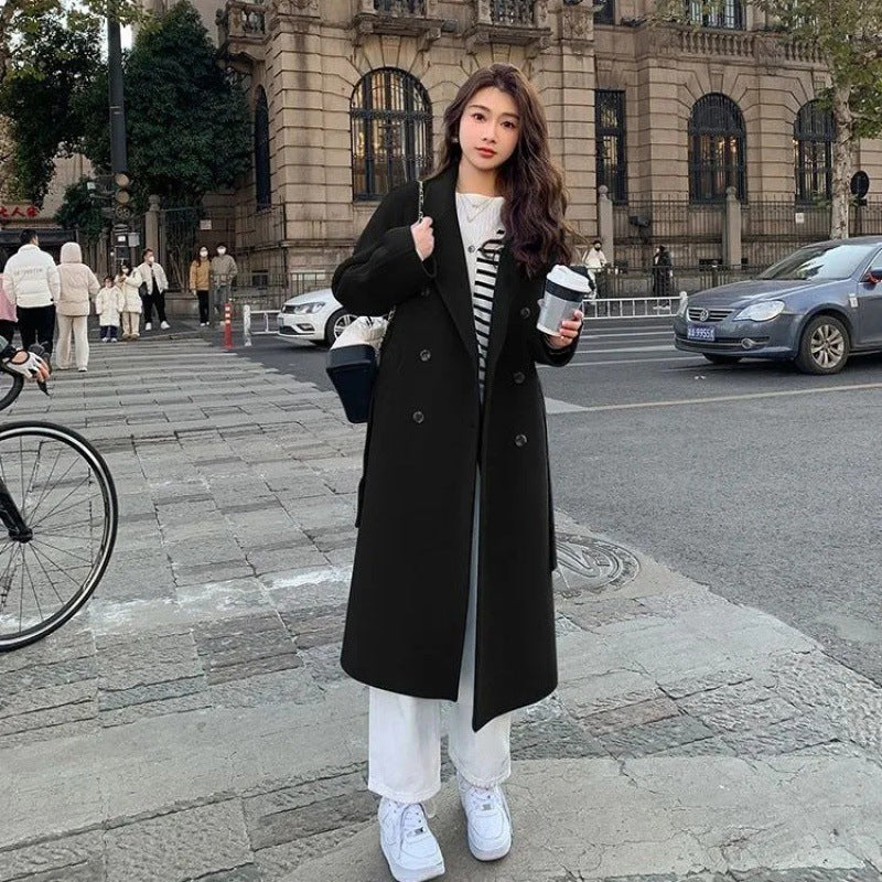 Alison - Manteau d'hiver en laine lâche