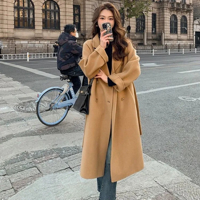 Alison - Manteau d'hiver en laine lâche