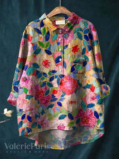 Renee - Blouse florale élégante