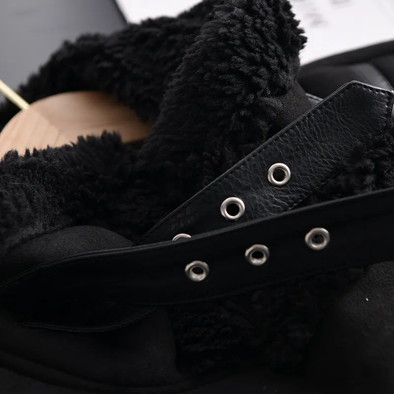 Manteau d'hiver en daim Olivia - Chaud et élégant