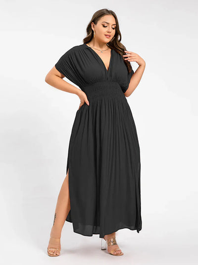 ANETTE | Robe longue à col en V
