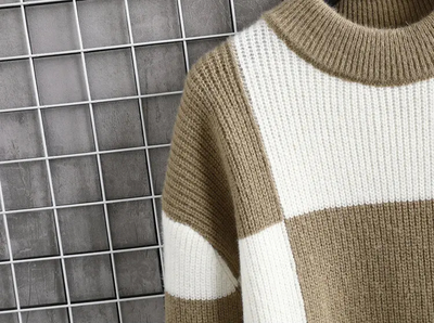 Pull Oscar Color Patch - Pull tricoté à la mode