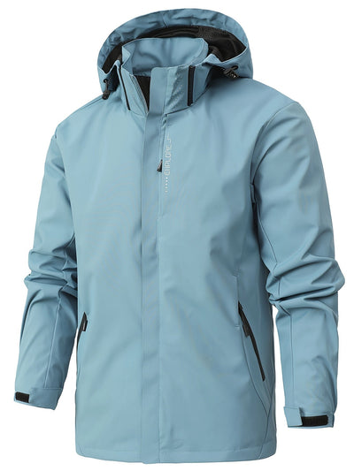 Veste Imperméable Légère à Capuche pour Hommes