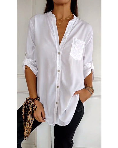 Seo-A | Chemise Décontractée Manches Longues pour Femmes