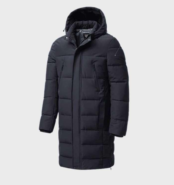 Liana - Veste parka classique coupe-vent et imperméable avec capuche épaisse