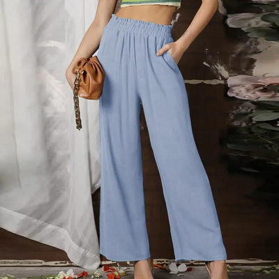 Vionette | Pantalon Taille Haute et Jambes Larges pour Femme