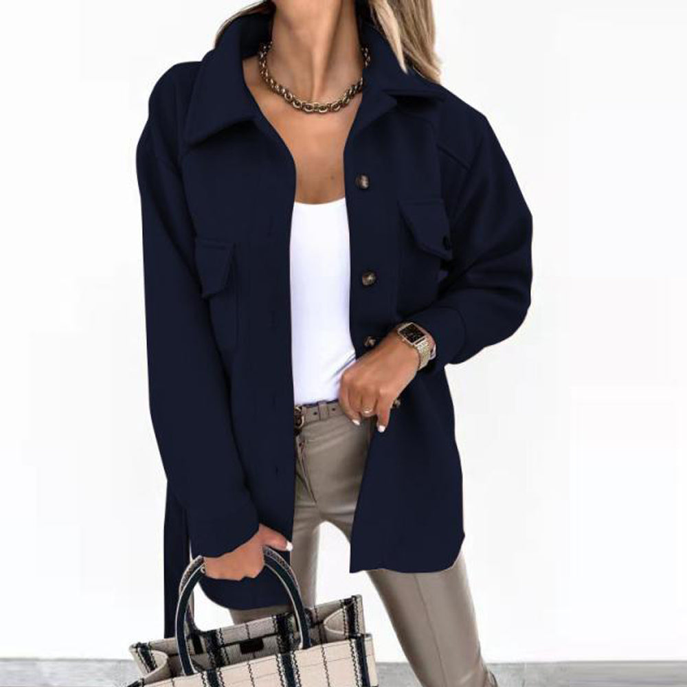 Veste Femme Élégante Tissu Léger Style Moderne