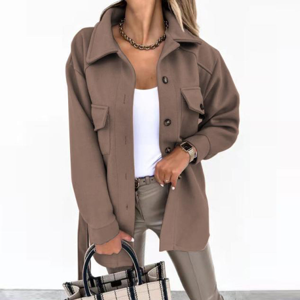 Veste Femme Élégante Tissu Léger Style Moderne