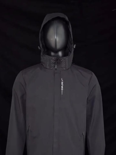 Veste Imperméable Légère à Capuche pour Hommes