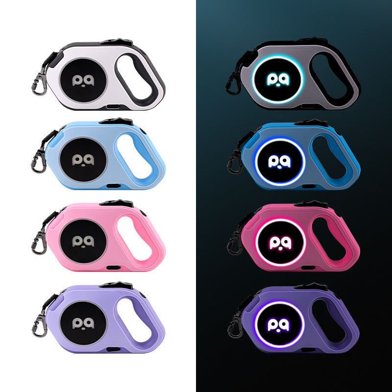 Laisse LED innovante pour chien – Automatique et sûre dans l'obscurité
