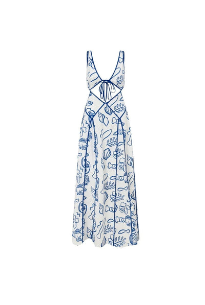 Ntombifuthi | Robe Haut de Gamme Imprimée Cintrée pour Femmes