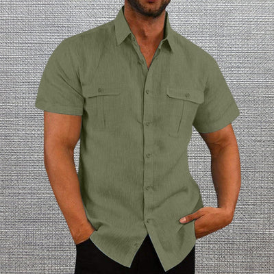 Lenoir™ | Chemise courte à deux poches