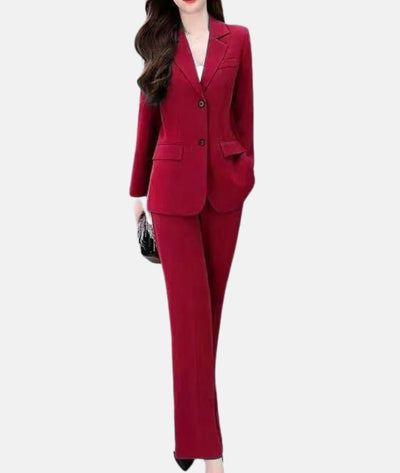 Ryleigh - Combinaison pantalon élégante avec blazer ajusté