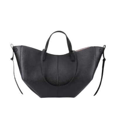 Francie - Grand Sac à main Cabas Cuir Grainé