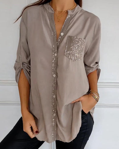 Seo-A | Chemise Décontractée Manches Longues pour Femmes