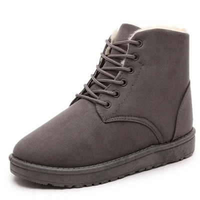 Lotte - Chaussures d'hiver hautes et souples en cuir pour femmes