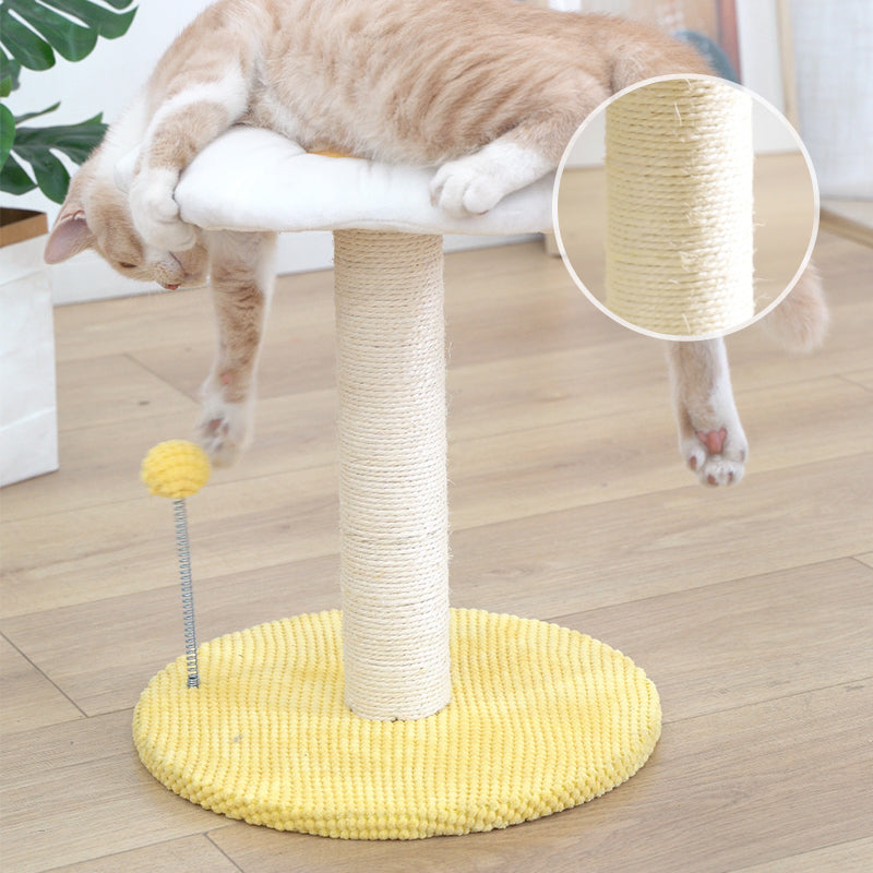 Arbre à chat série œuf - Idéal pour griffer et jouer