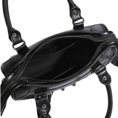 Dara - Petit Sac à Main Rétro en Cuir