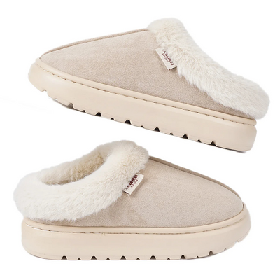 Nora - Pantoufles douces doublées de coton pour femmes
