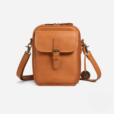 Vrai | Sac à Bandoulière pour Femmes avec Compartiments Multi-Couches et Texture Lisse