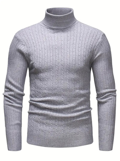 Dalton - Pull à col roulé tricoté pour homme