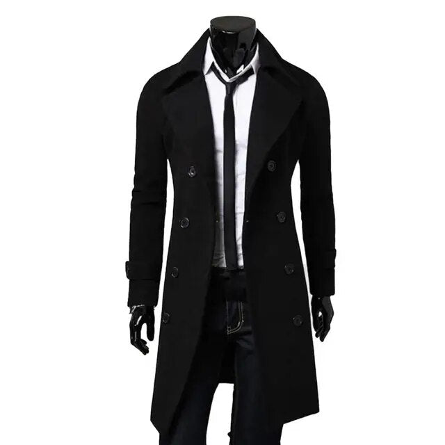 Athena - Trench coat Veste coupe-vent avec double rangée de boutons