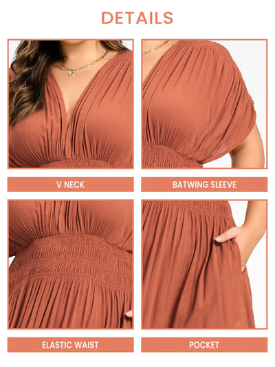 ANETTE | Robe longue à col en V