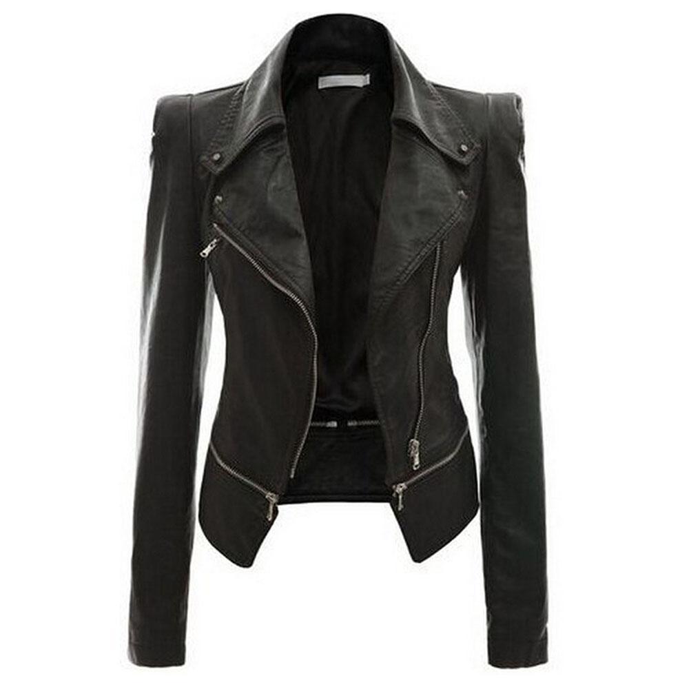 Gothic Leren Jas – Une Touche Mystique Intemporelle