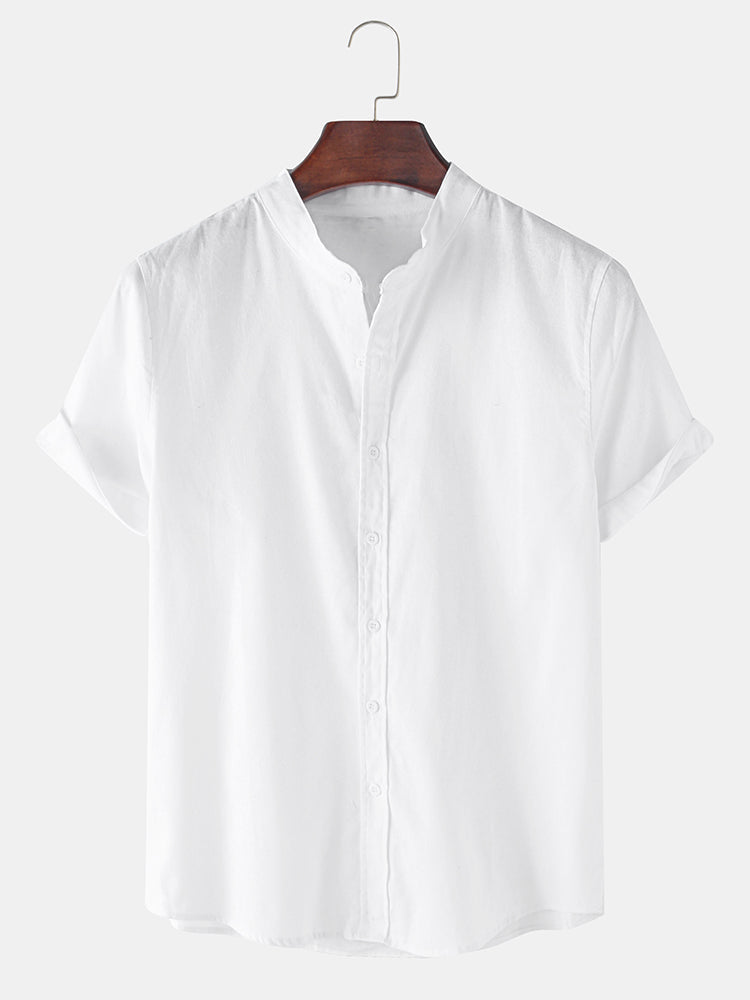 Timur | Casual Stand Collar Shirt for Men