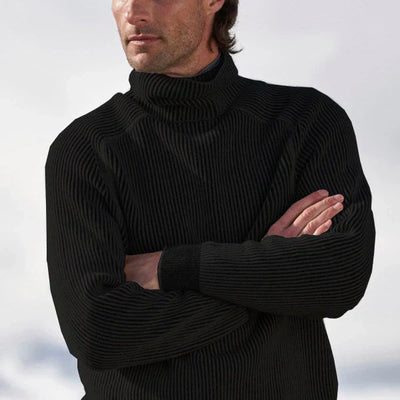 Aoron - Pull à col roulé pour hommes