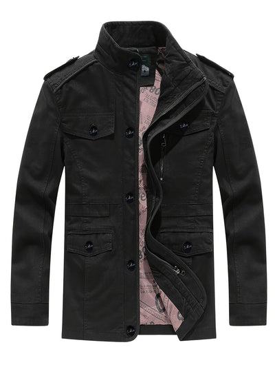 Veste en Coton Rétro Confortable et Respirante