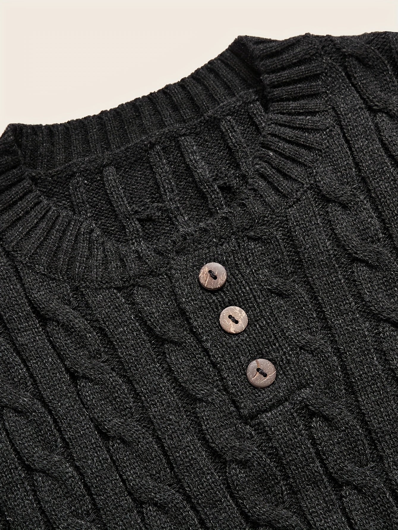 Zane - Pull décontracté pour hommes avec boutons