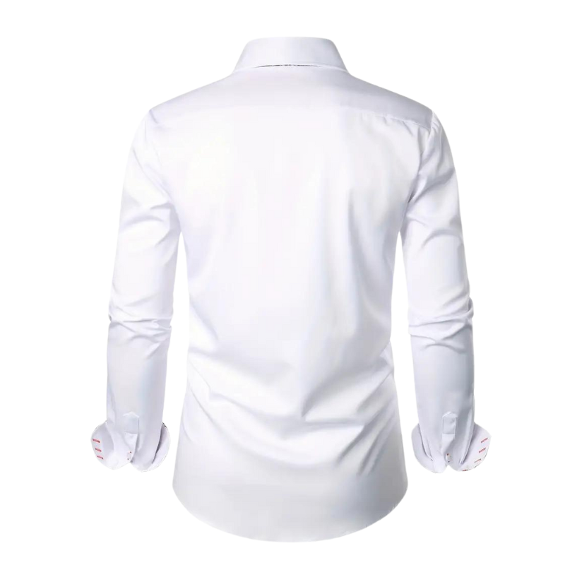 Yves | Chemise Habillée pour Hommes avec Détails à Imprimé Paisley – Tissu à Doux Mélange