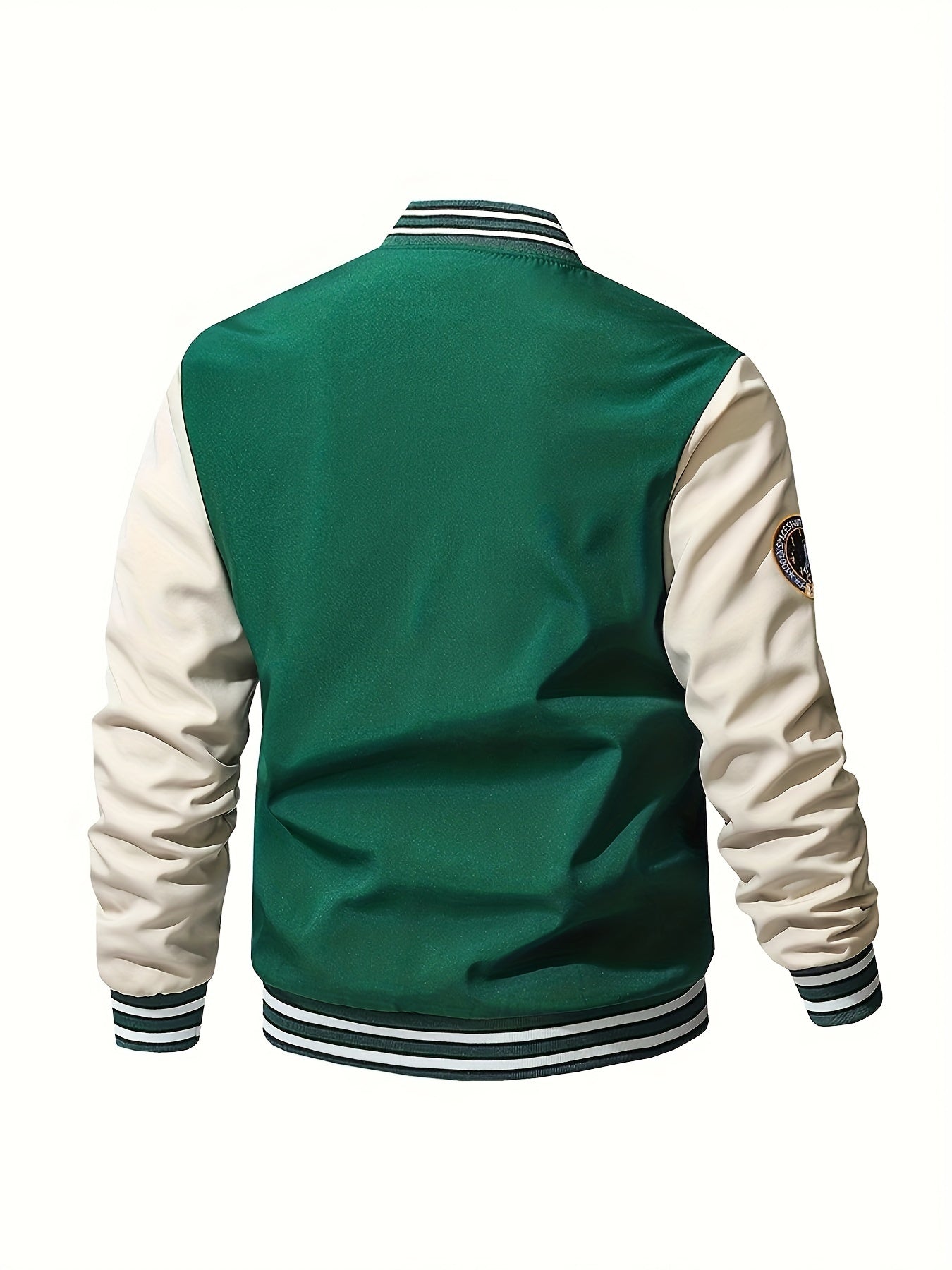 Veste Homme à Imprimé avec Col Montant pour Extérieur
