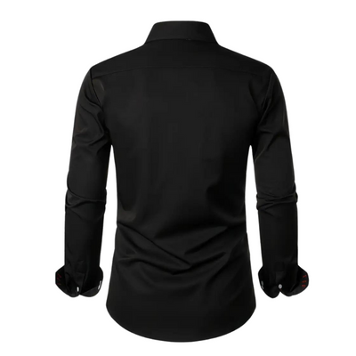Yves | Chemise Habillée pour Hommes avec Détails à Imprimé Paisley – Tissu à Doux Mélange